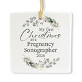 Ceramic 3-inch Square Ornament O342477
