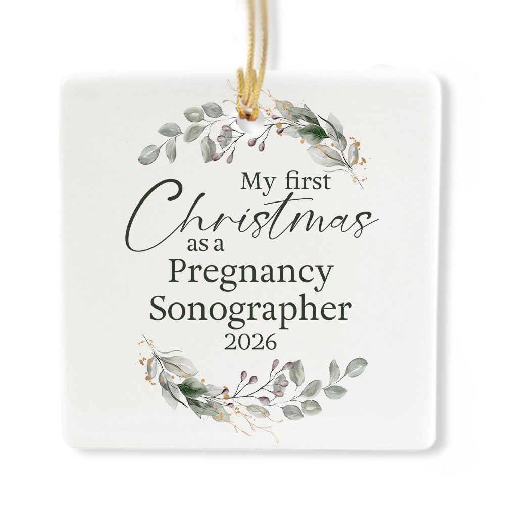 Ceramic 3-inch Square Ornament O342477