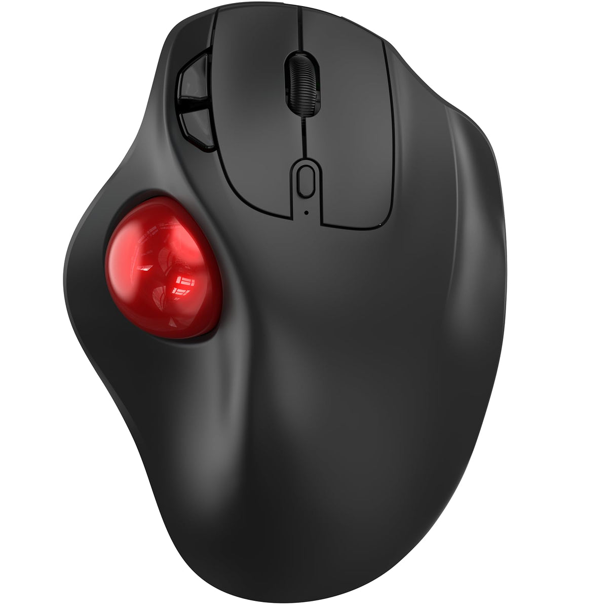Wireless Trackball Mouse, Ergonomic with 30° Tilt, 5 DPI, Red T869147