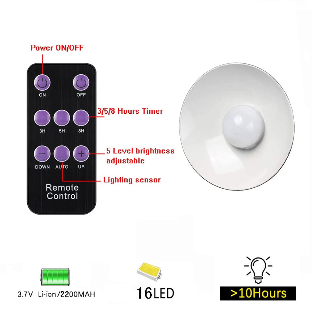 Solar Pendant Lights IP65 Waterproof Dusk to Dawn with Remote Controller L1951