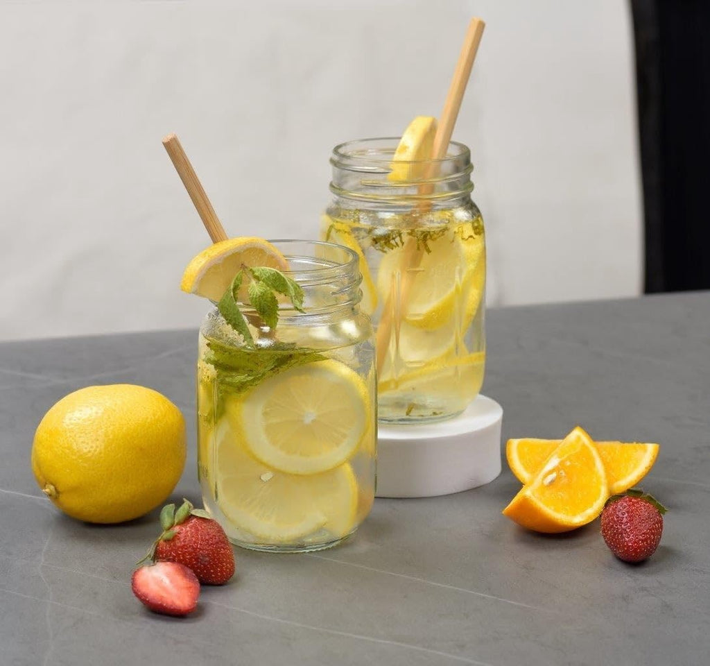 16 oz Regular Mouth Glass Canning Jars with Lids and Rings, 12-Pack V990