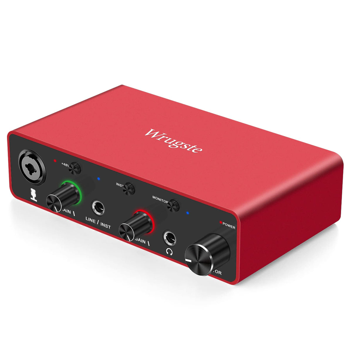 USB Audio Interface 24Bit/192kHz 48V Phantom Power Q9737