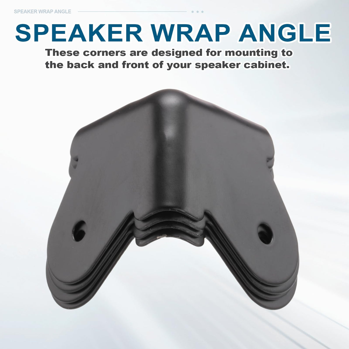 4 Pcs Metal Speaker Cabinet Corners Protector L219