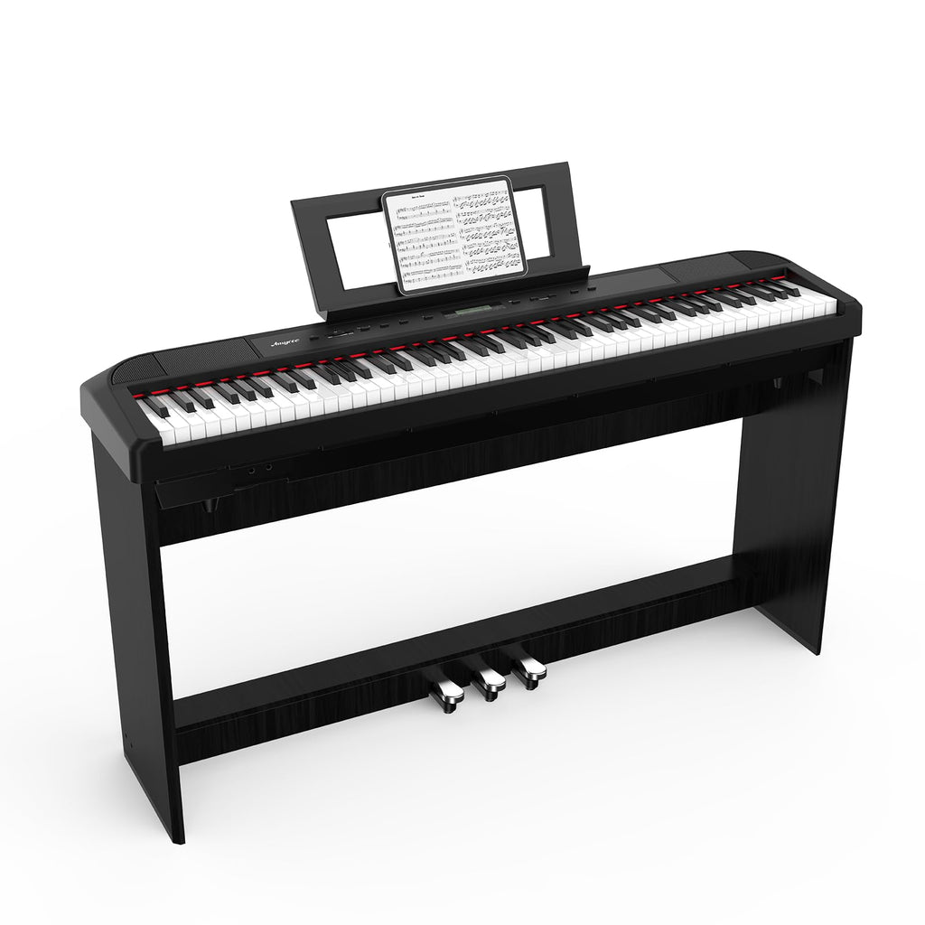88-Key Weighted Hammer Action Digital Piano with Stand, Headphones, Carrying Case & Power Adapter K39999