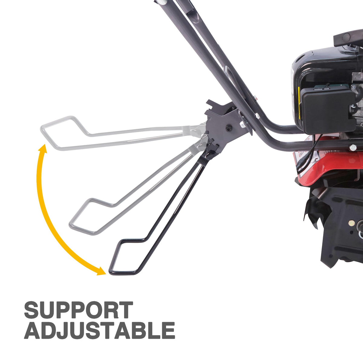 52cc Gas Powered Tiller with 4 Steel Tines S656138