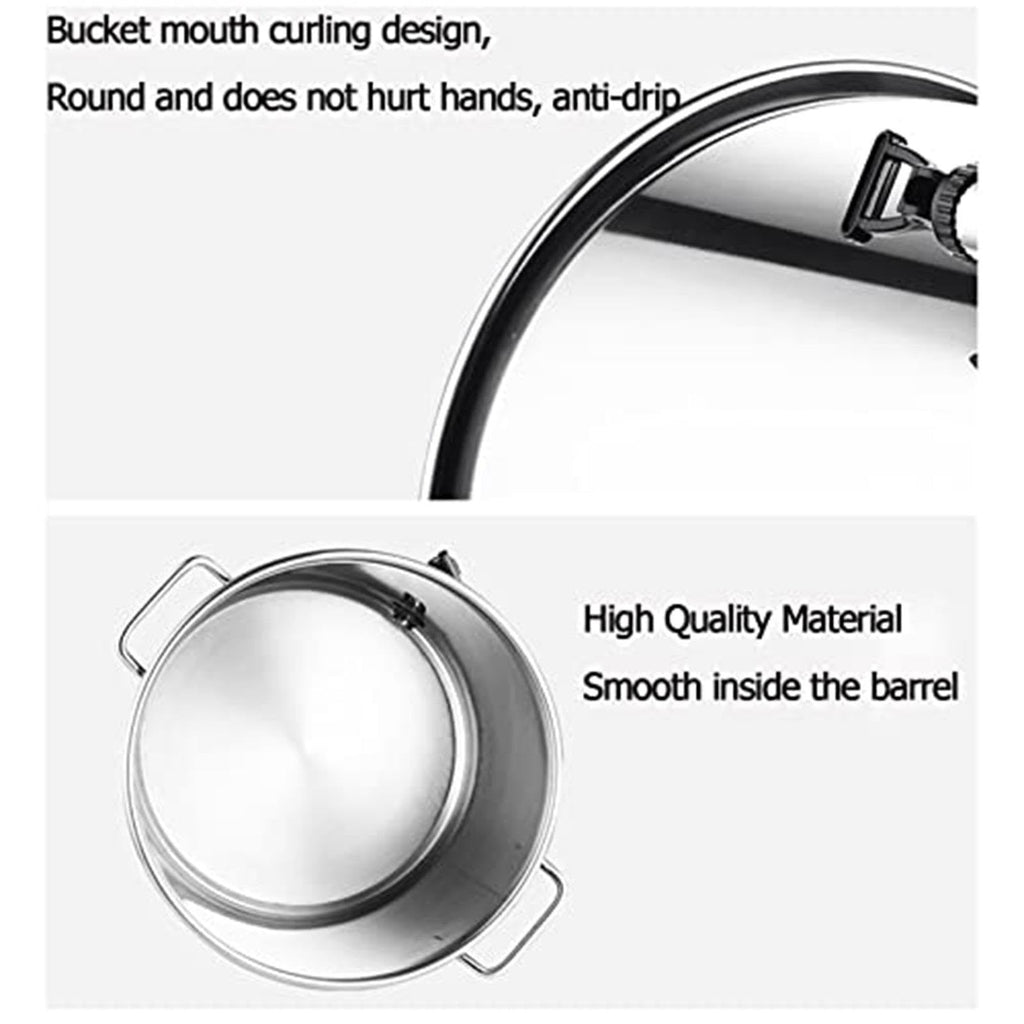 Stainless Steel Stock Pot With Spigot I71375