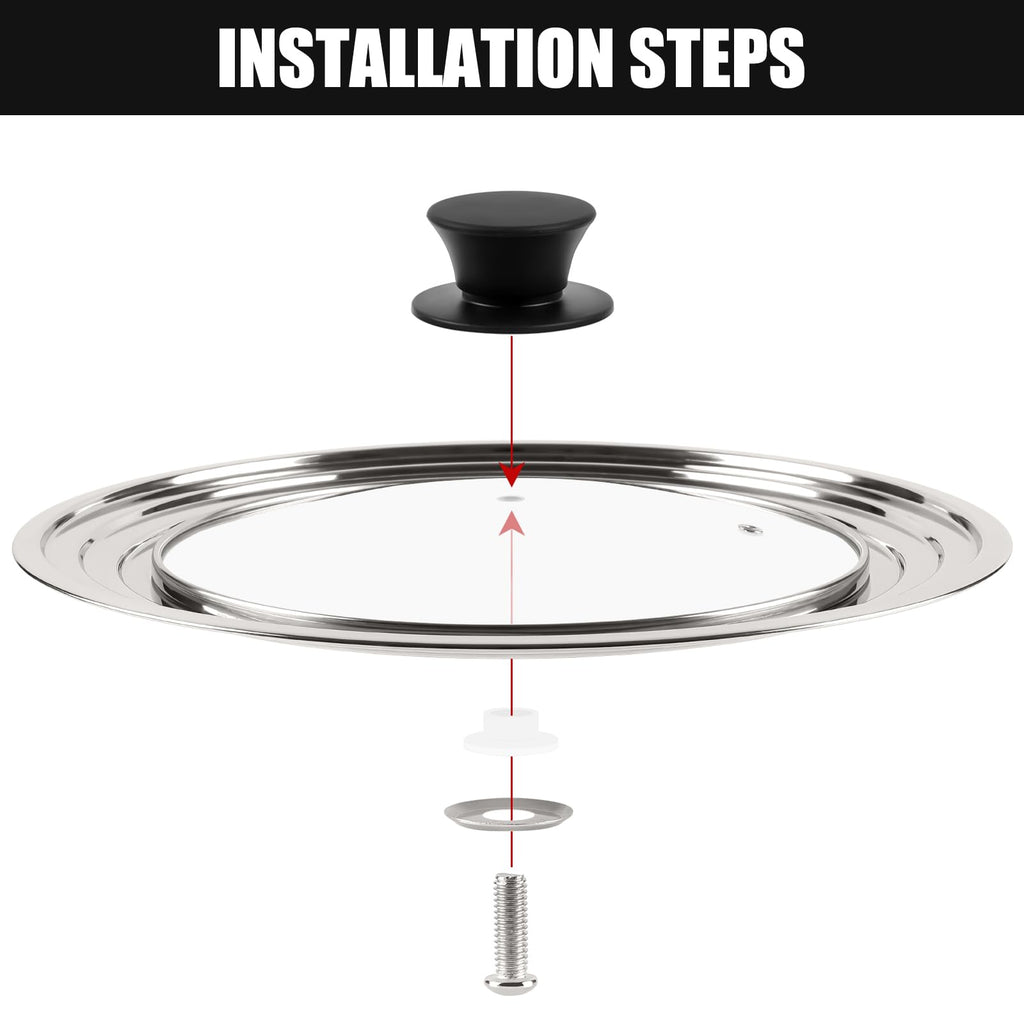 Universal Pan Lid for 11, 12 & 13 Inch Cookware W660435