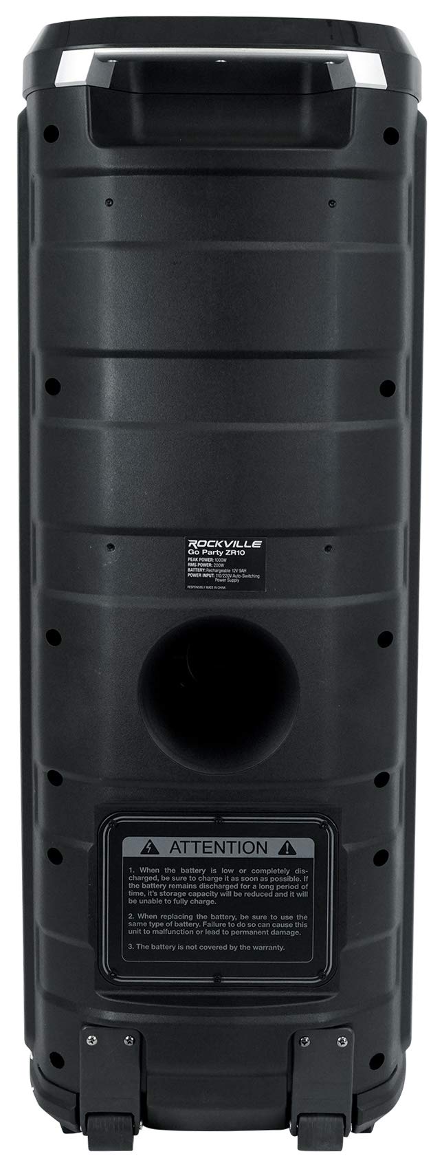 Dual 10" Wireless LED Bluetooth Speaker 2-Pack N1272