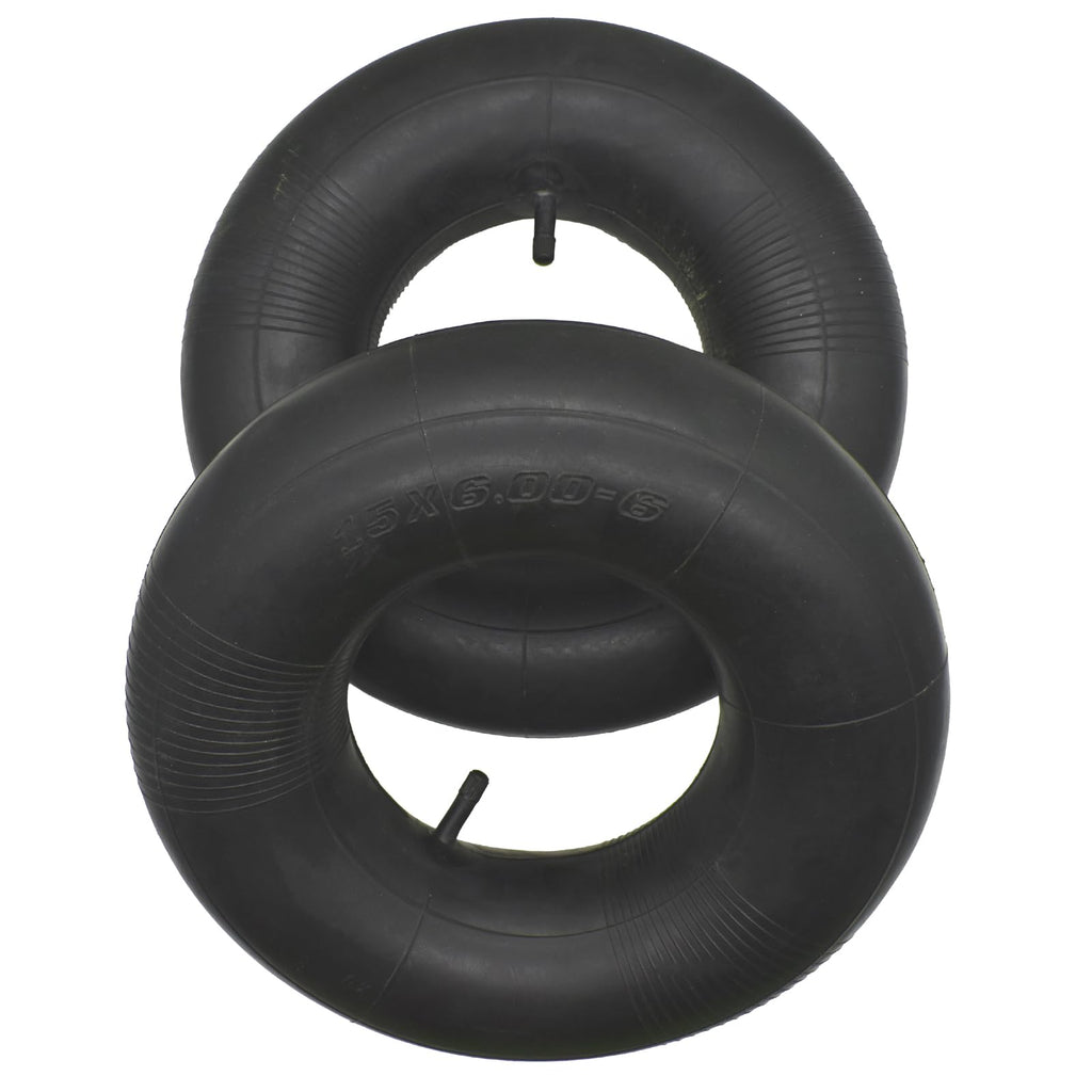15x6.00-6 Replacement Inner Tube with TR13 Straight Valve Stem, 2-Packs T583781