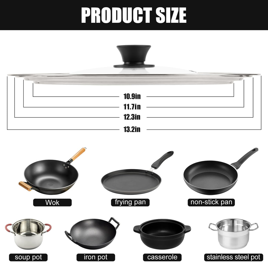 Universal Pan Lid for 11, 12 & 13 Inch Cookware W660435