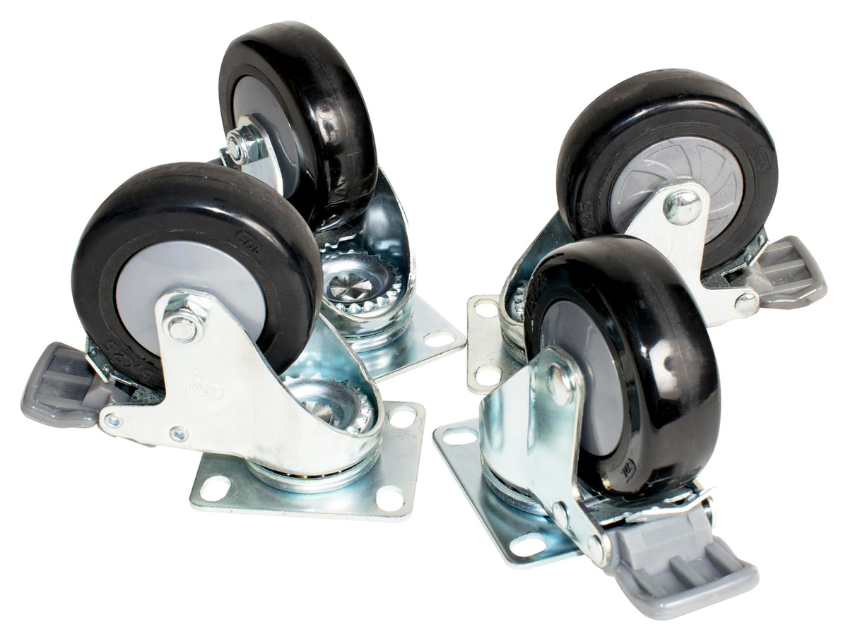 18" Active PA Subwoofer with Cover and Set of 4 Wheels O301