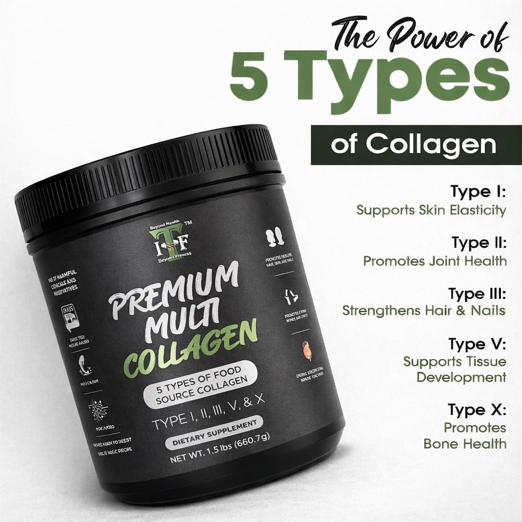 Unflavored Multi Collagen Peptides Powder F82082