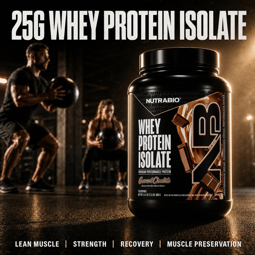 Whey Protein Isolate Powder, 25g Protein, Non-GMO, Gourmet Chocolate, 20 Servings X442768