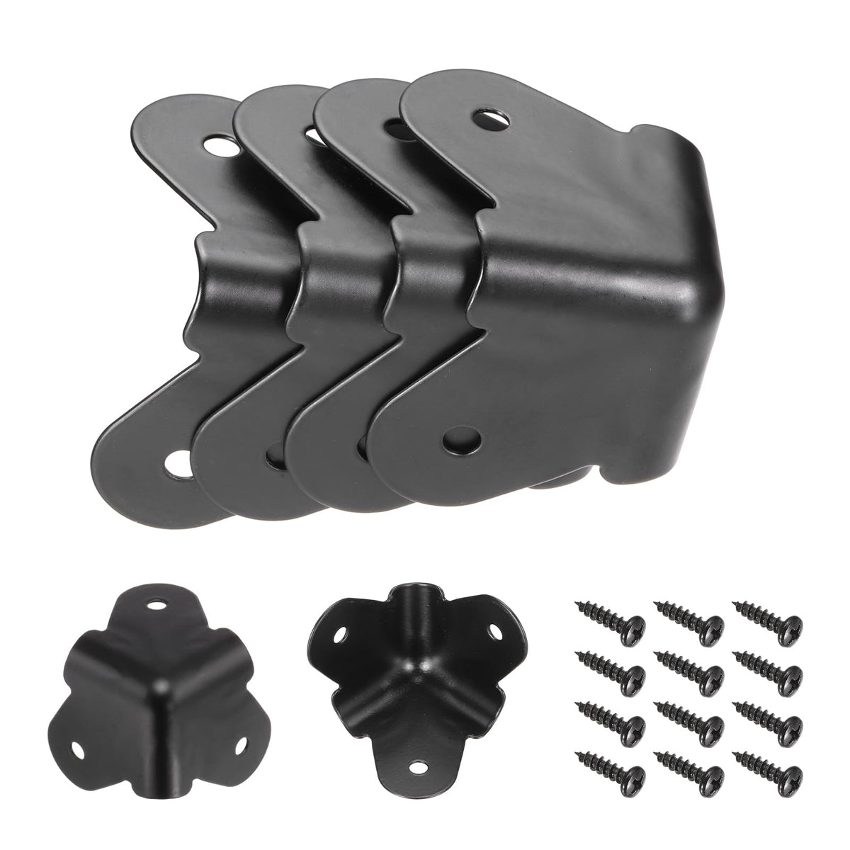 4 Pcs Metal Speaker Cabinet Corners Protector L219
