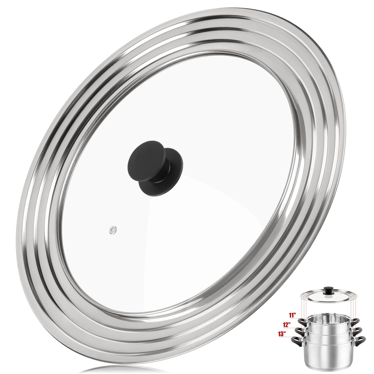 Universal Pan Lid for 11, 12 & 13 Inch Cookware W660435