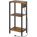 Tall End Table with Charging Station A17408