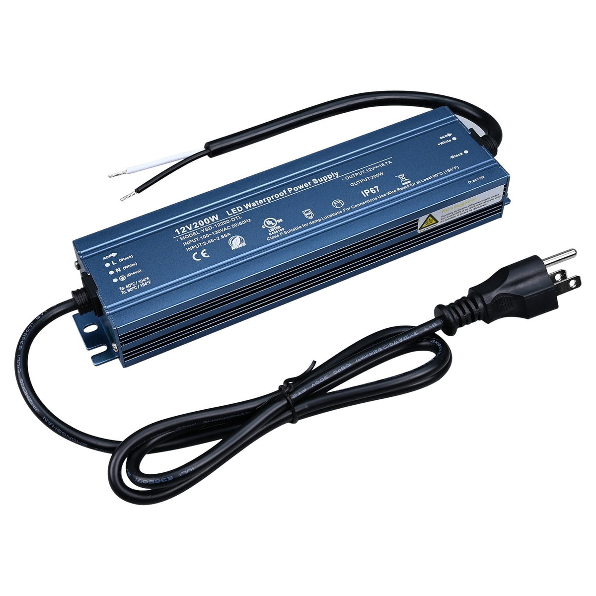 12V 200W IP67 Waterproof LED Driver P321