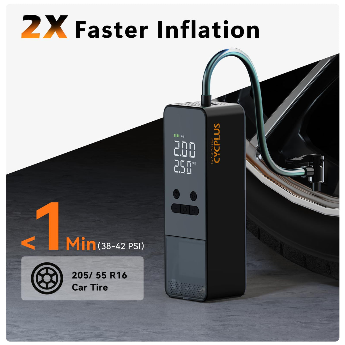 150PSI Auto Shut Off Tire Inflator R1728