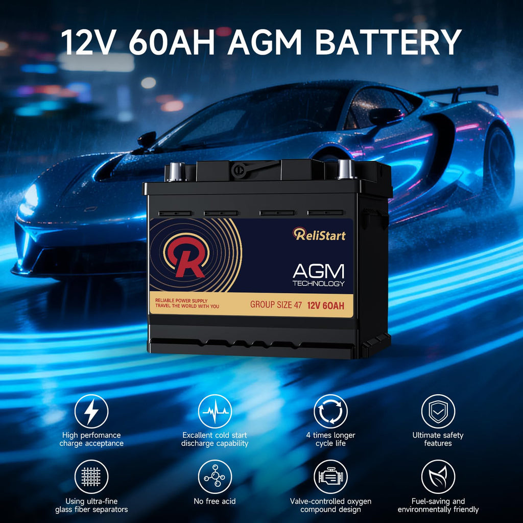 12V 60Ah Group 47 Automotive Battery Z8193