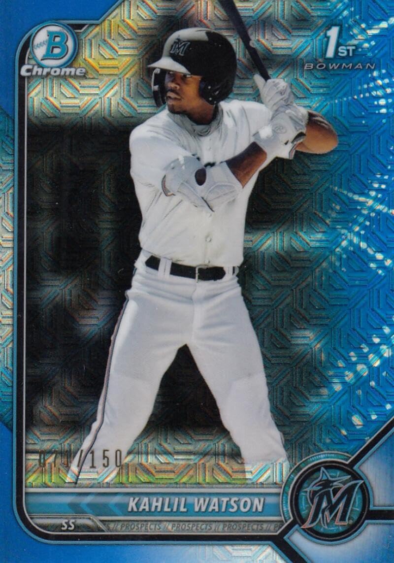 2022 Bowman Chrome Mega Box Mojo Refractor Baseball Trading Card P840