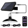 Solar Pendant Lights IP65 Waterproof Dusk to Dawn with Remote Controller L1951