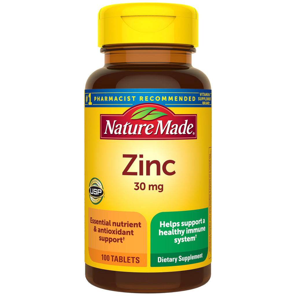Zinc 30 mg 100 Tablets D3881