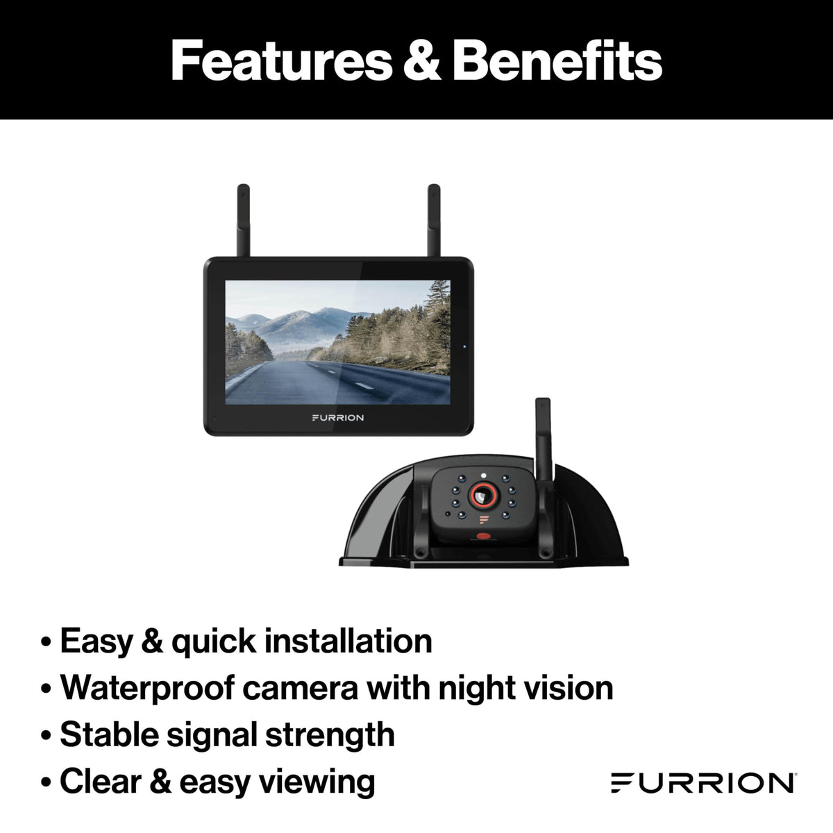 Wireless RV Observation System 7" Monitor H6081