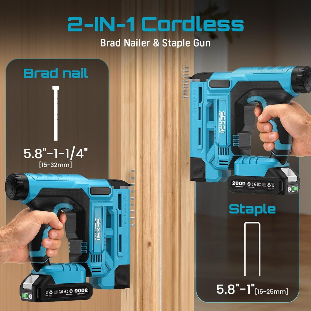 Cordless 18GA Nail Gun with Battery W354520