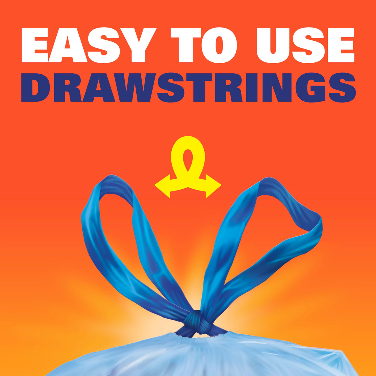 Blue 13 Gallon Trash Bags 60 Count B467