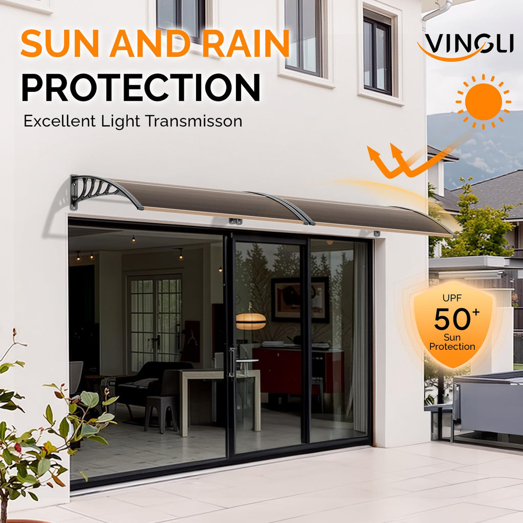 40" x 60" Polycarbonate Door Awning B91488