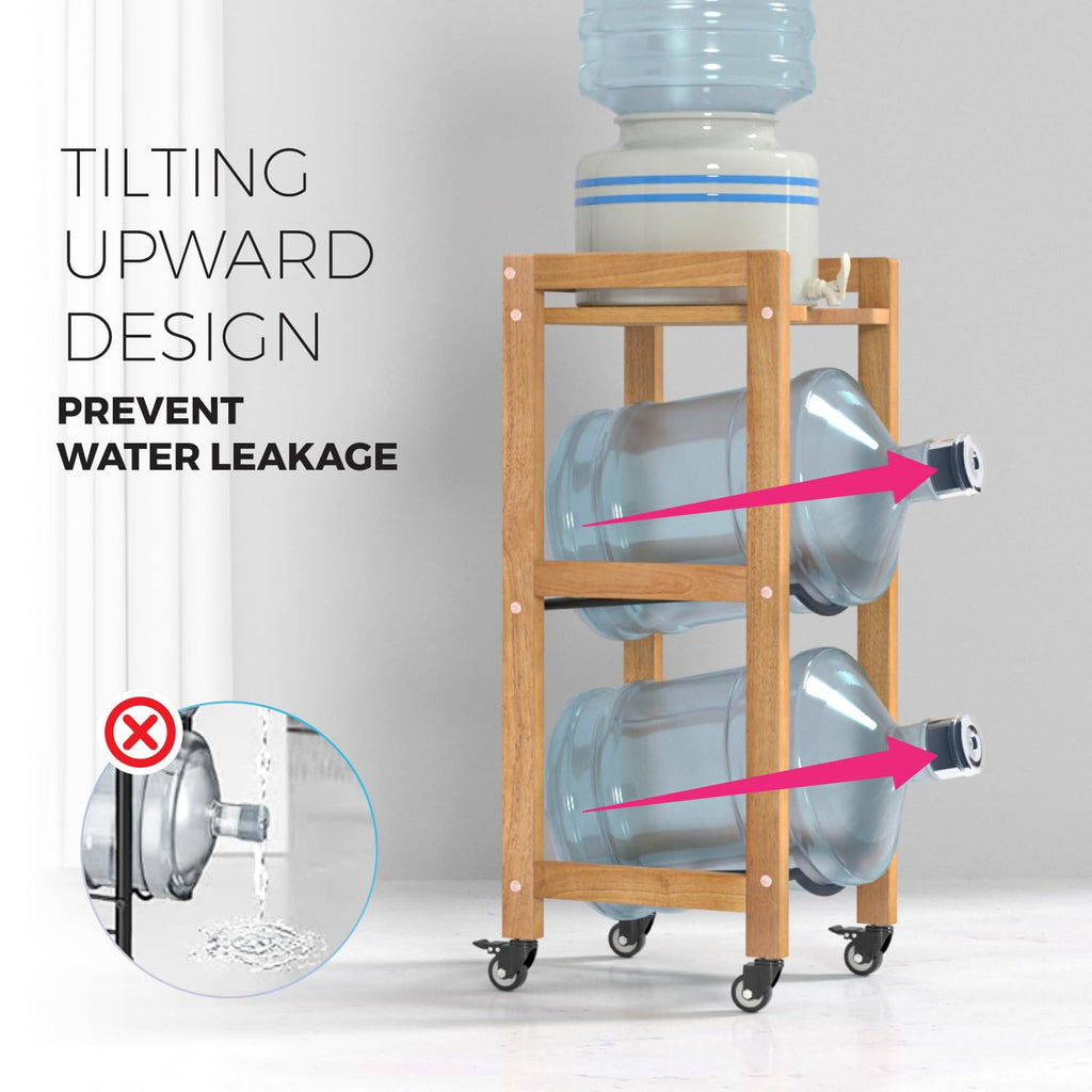 5 Gallon Water Jug Holder with Wheels I83559
