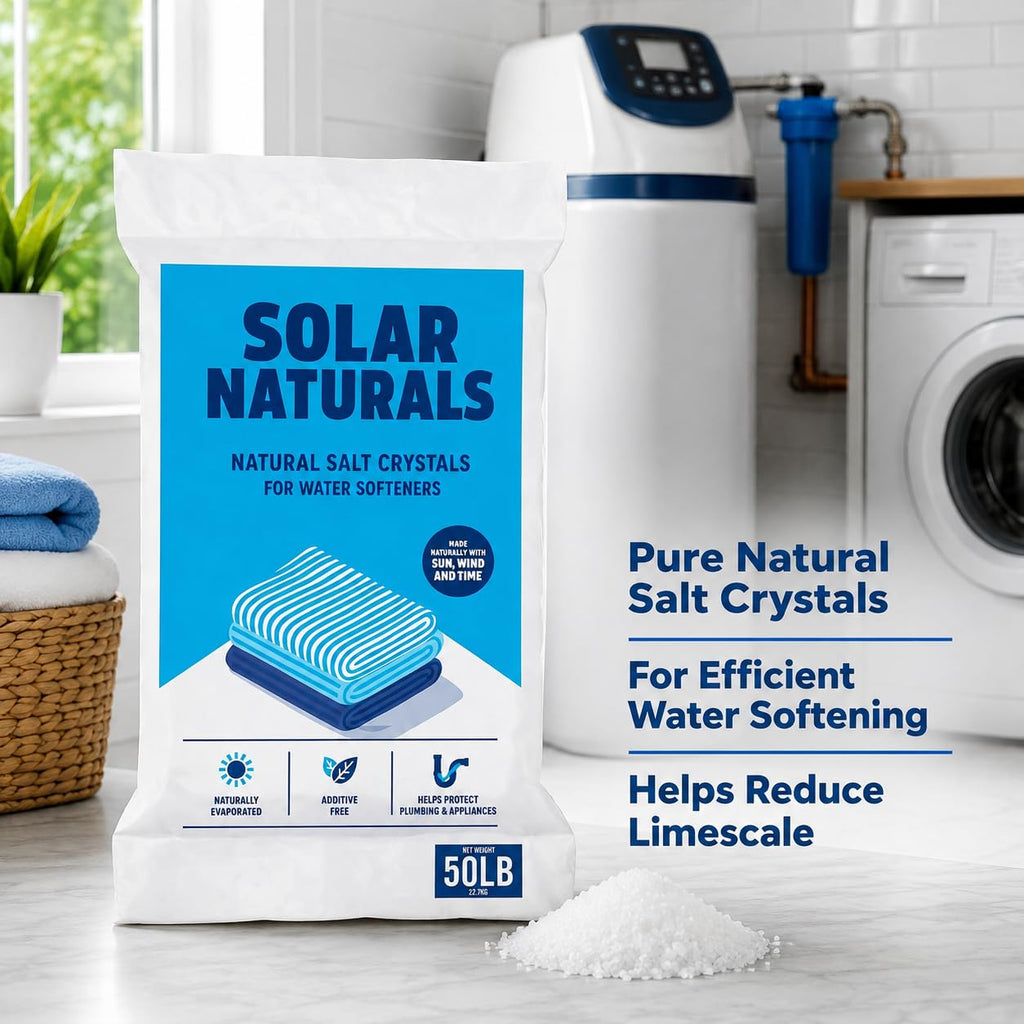 Natural Salt Crystals for Water Softeners, 50lb E278