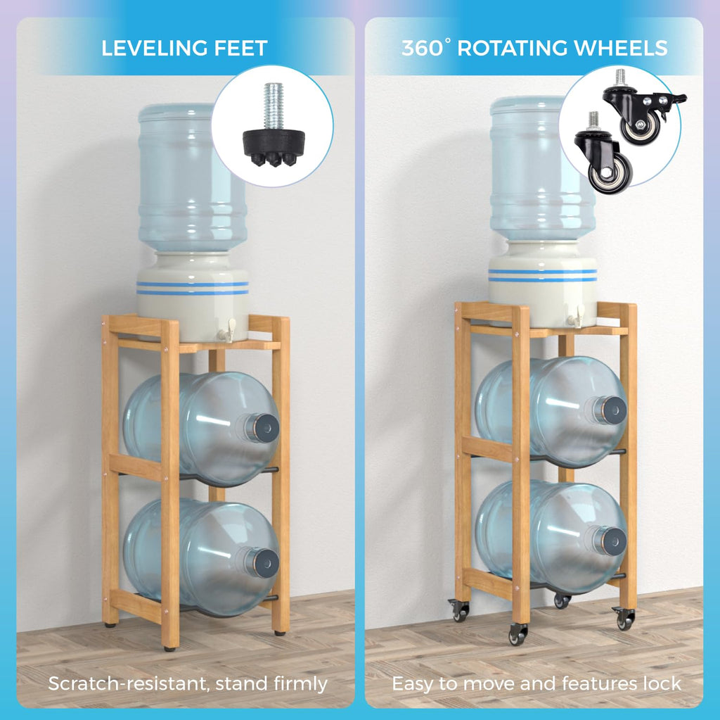 5 Gallon Water Jug Holder with Wheels I83559