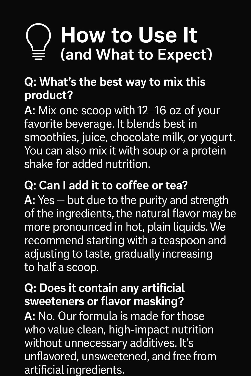Unflavored Multi Collagen Peptides Powder F82082