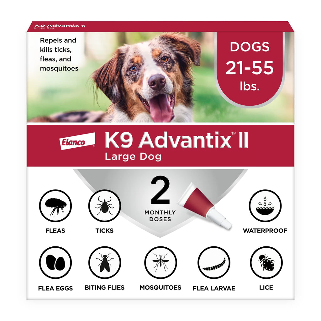Flea & Tick Topical for Large Dogs 21–55 lbs., 2ct J52079