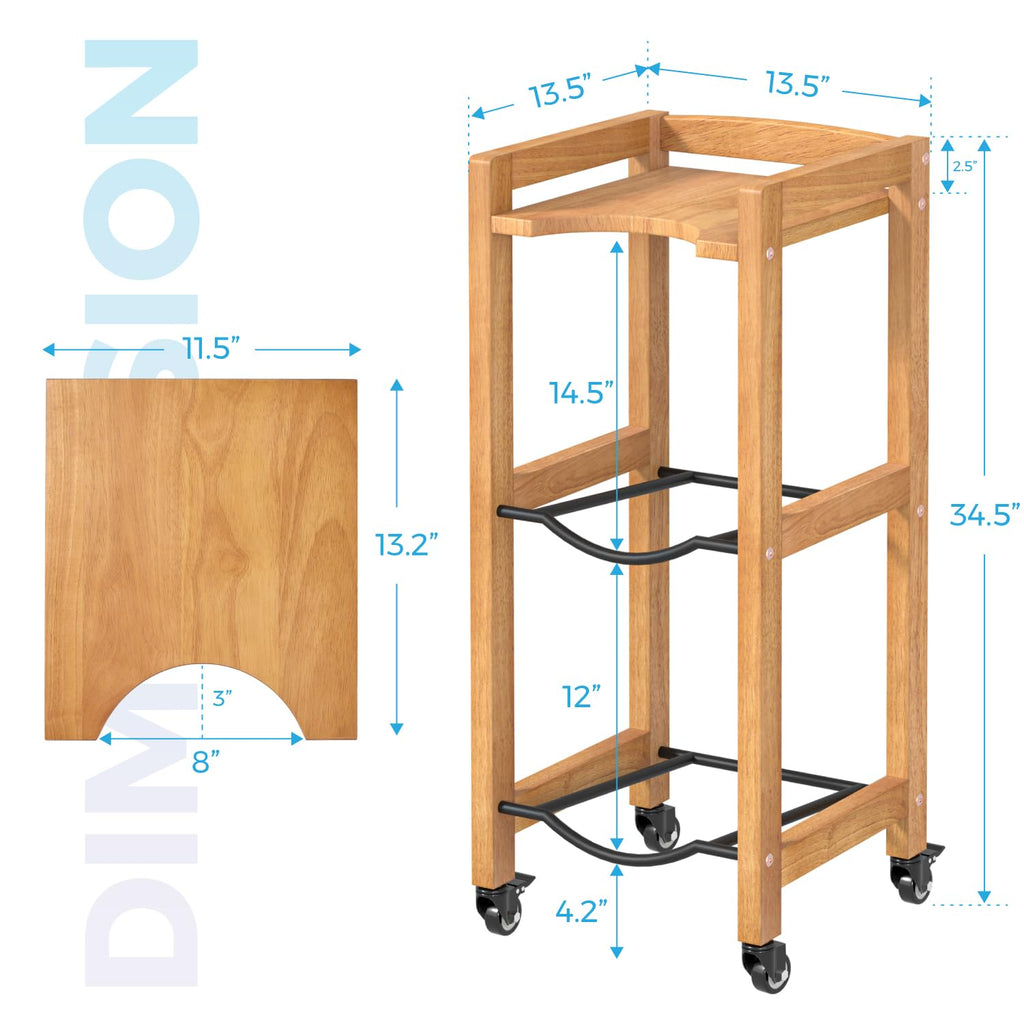 5 Gallon Water Jug Holder with Wheels I83559