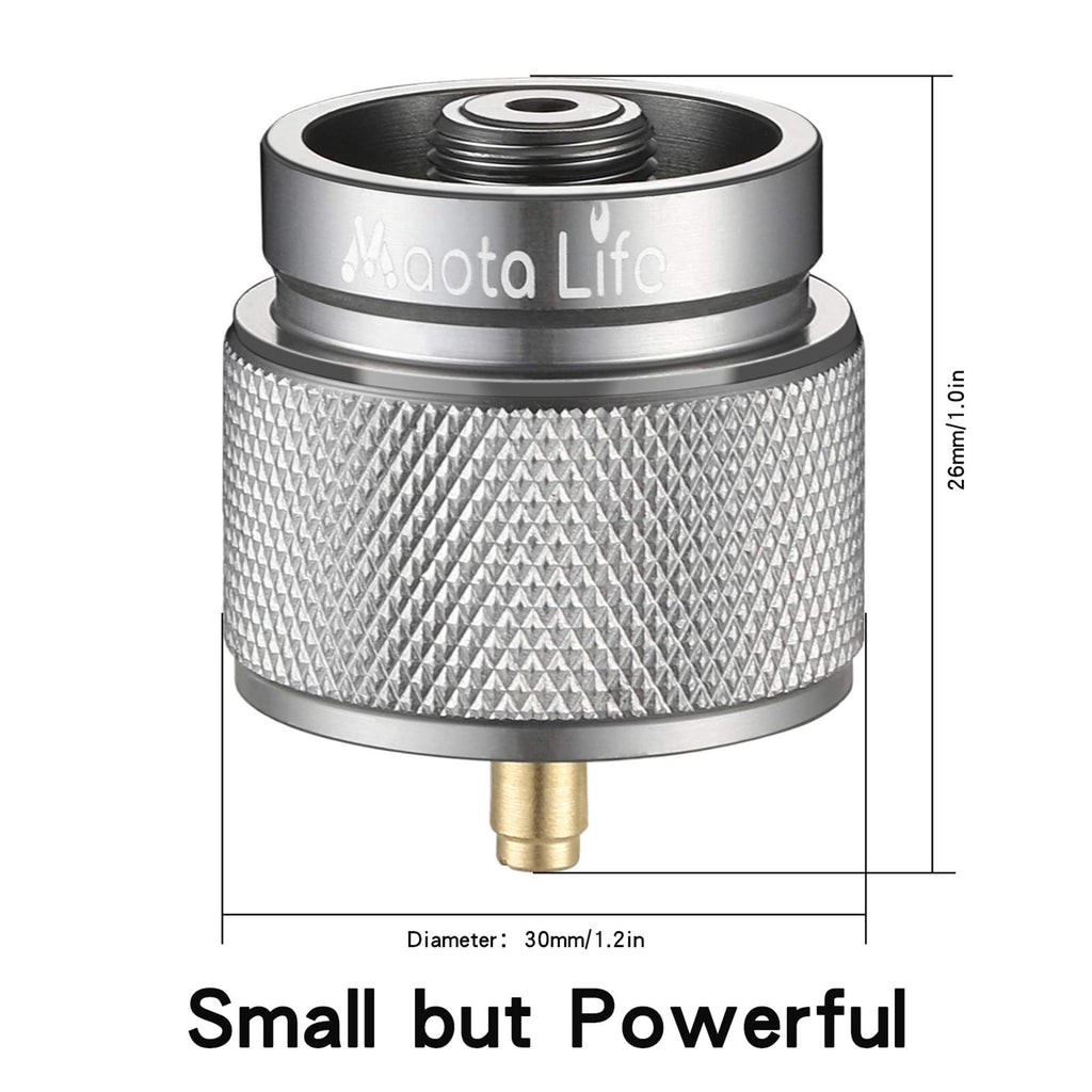 Camping Stove Gas Converter with 16 oz Tank M12679