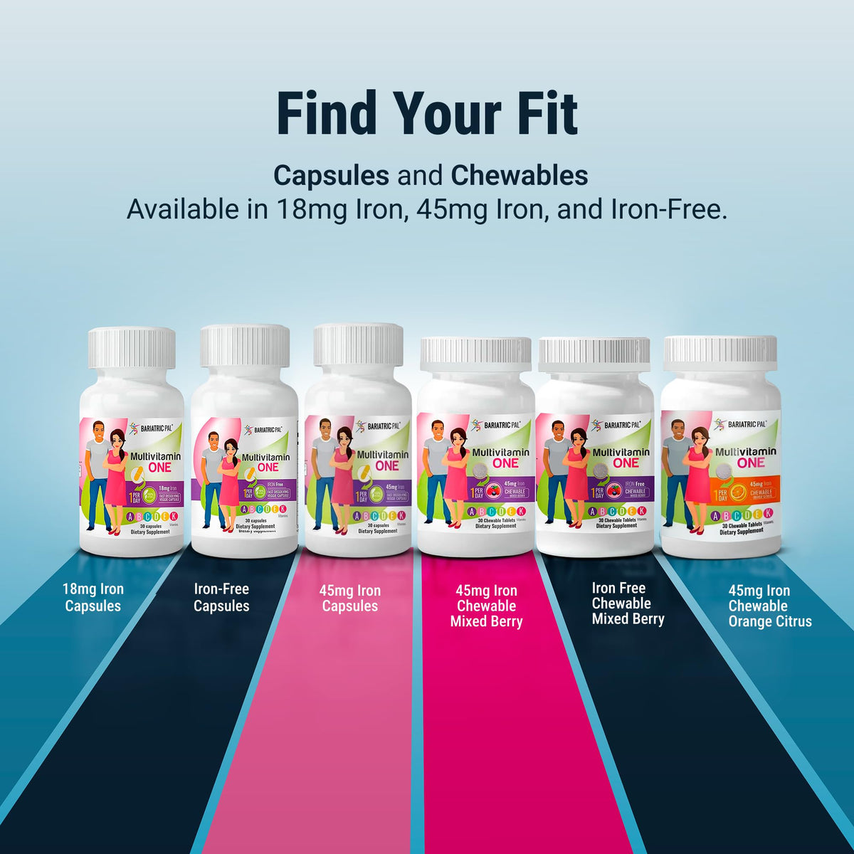 Bariatric Multivitamin 45mg Iron 30 Ct H574