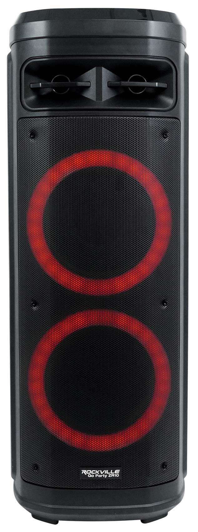 Dual 10" Wireless LED Bluetooth Speaker 2-Pack N1272