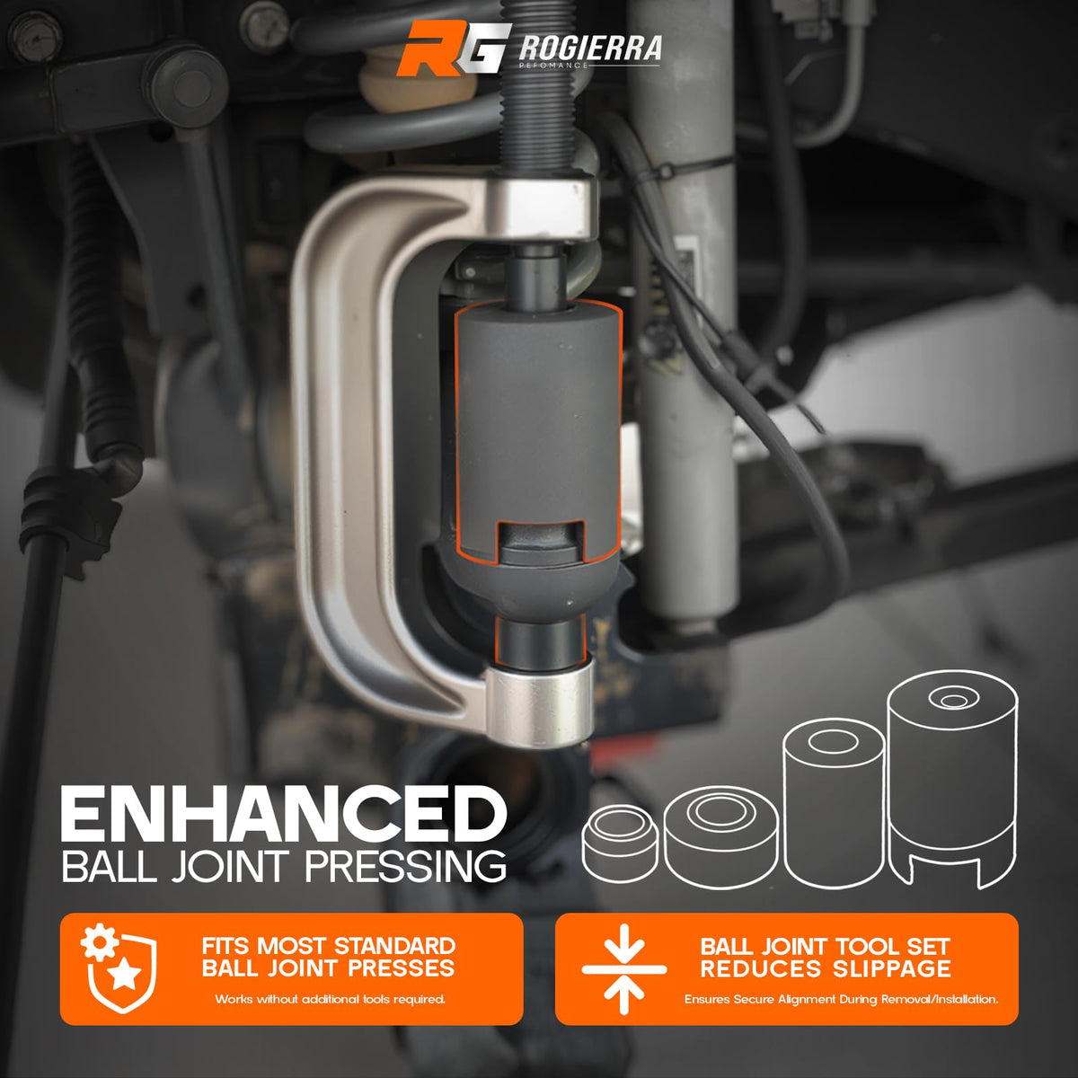 4PCS Ball Joint Service Adapter Set E973663