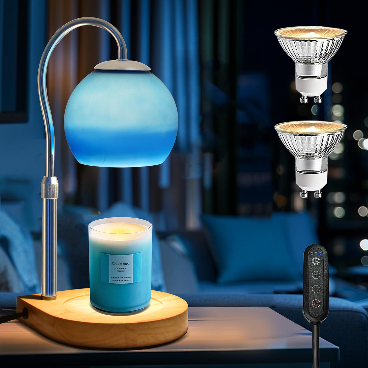 Candle Warmer Lamp with Timer and Adjustable Height R233