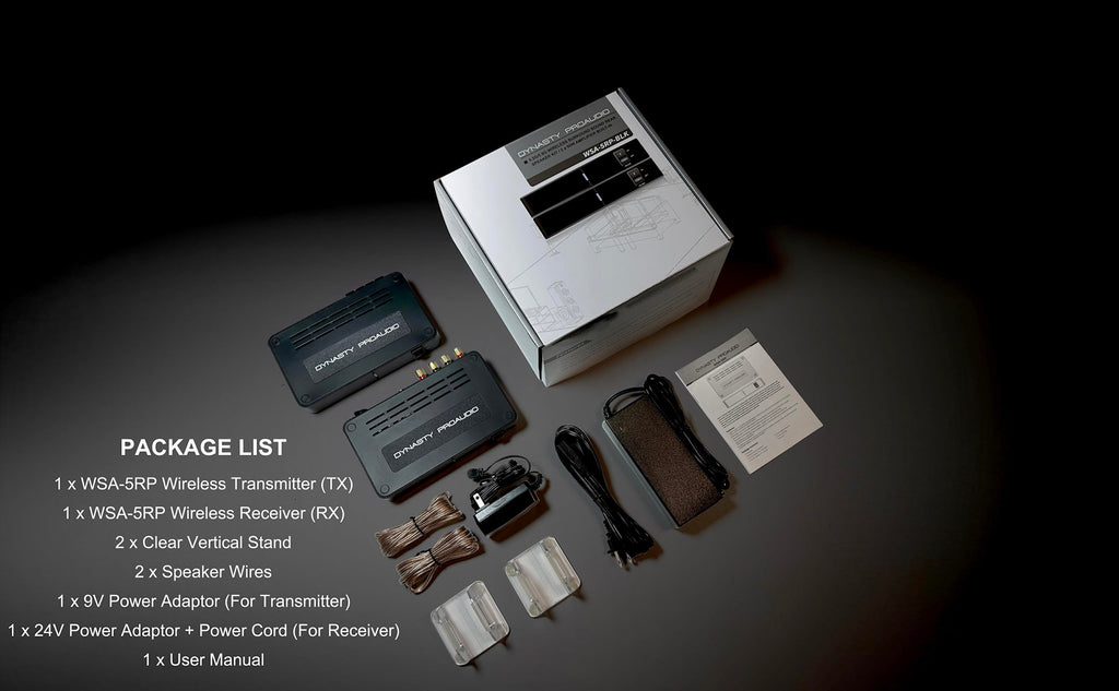 Wireless Rear Speaker Kit with Built-in Amplifier C96829