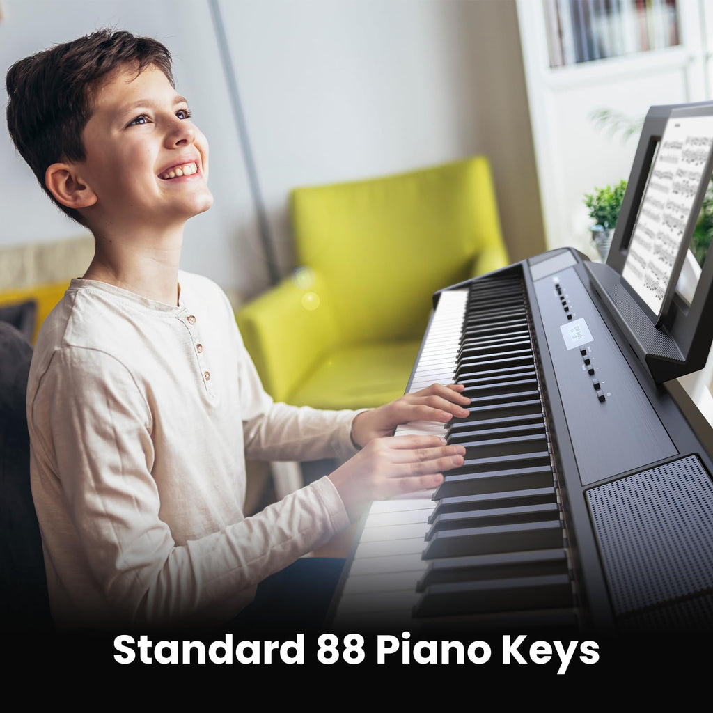 88-Key Weighted Hammer Action Digital Piano with Stand, Headphones, Carrying Case & Power Adapter K39999