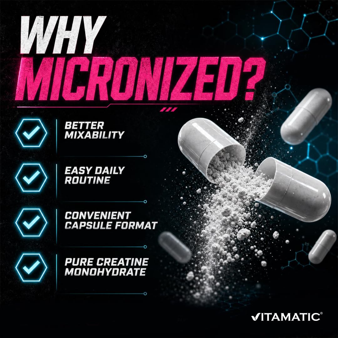 Micronized Creatine Monohydrate 3000 mg 250 Capsules J664