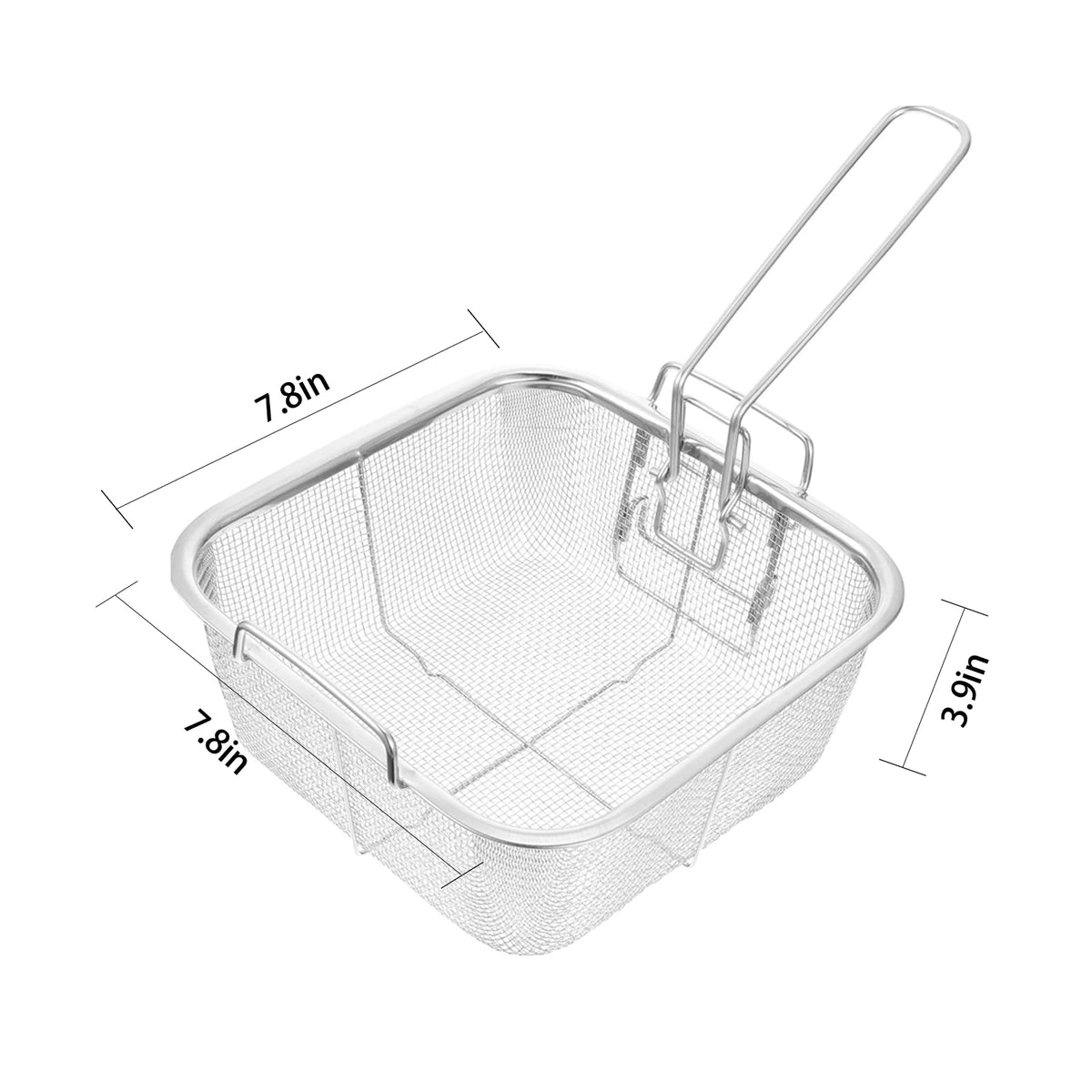 7.8 Inch Stainless Steel Deep Fry Basket A353