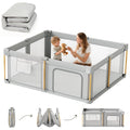 Foldable Baby Playpen with Mat J11856