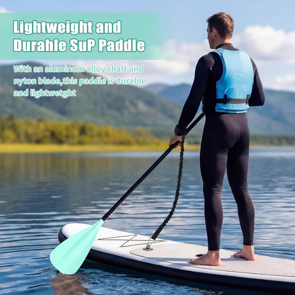 2 Pack Adjustable Aluminum Paddle with Leash U52027