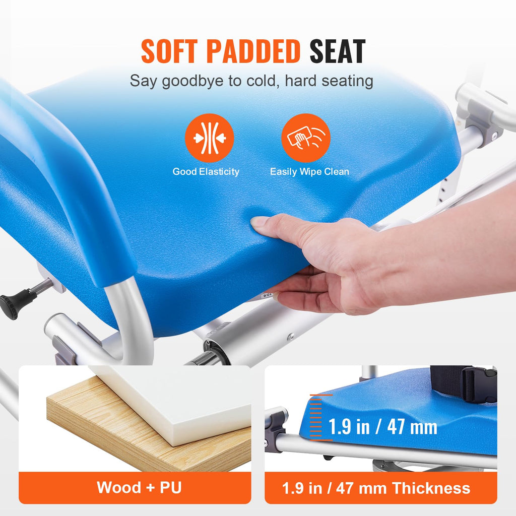Sliding Tub Transfer Bench with 360 Degree Swivel Seat D849