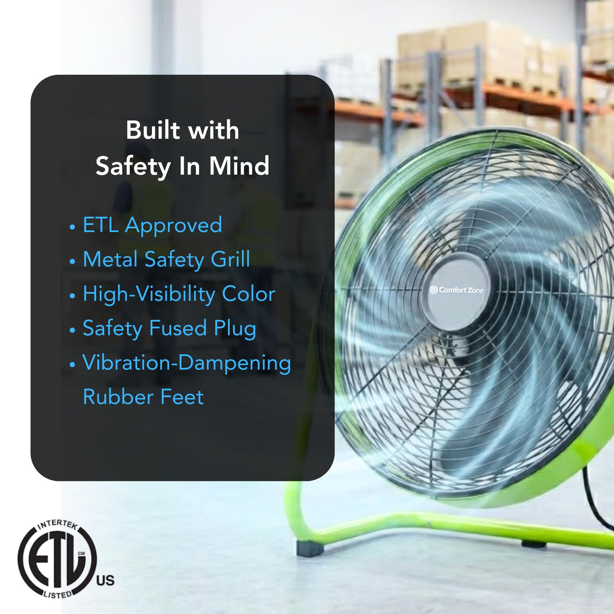 20-Inch High-Velocity Industrial Floor Fan I140