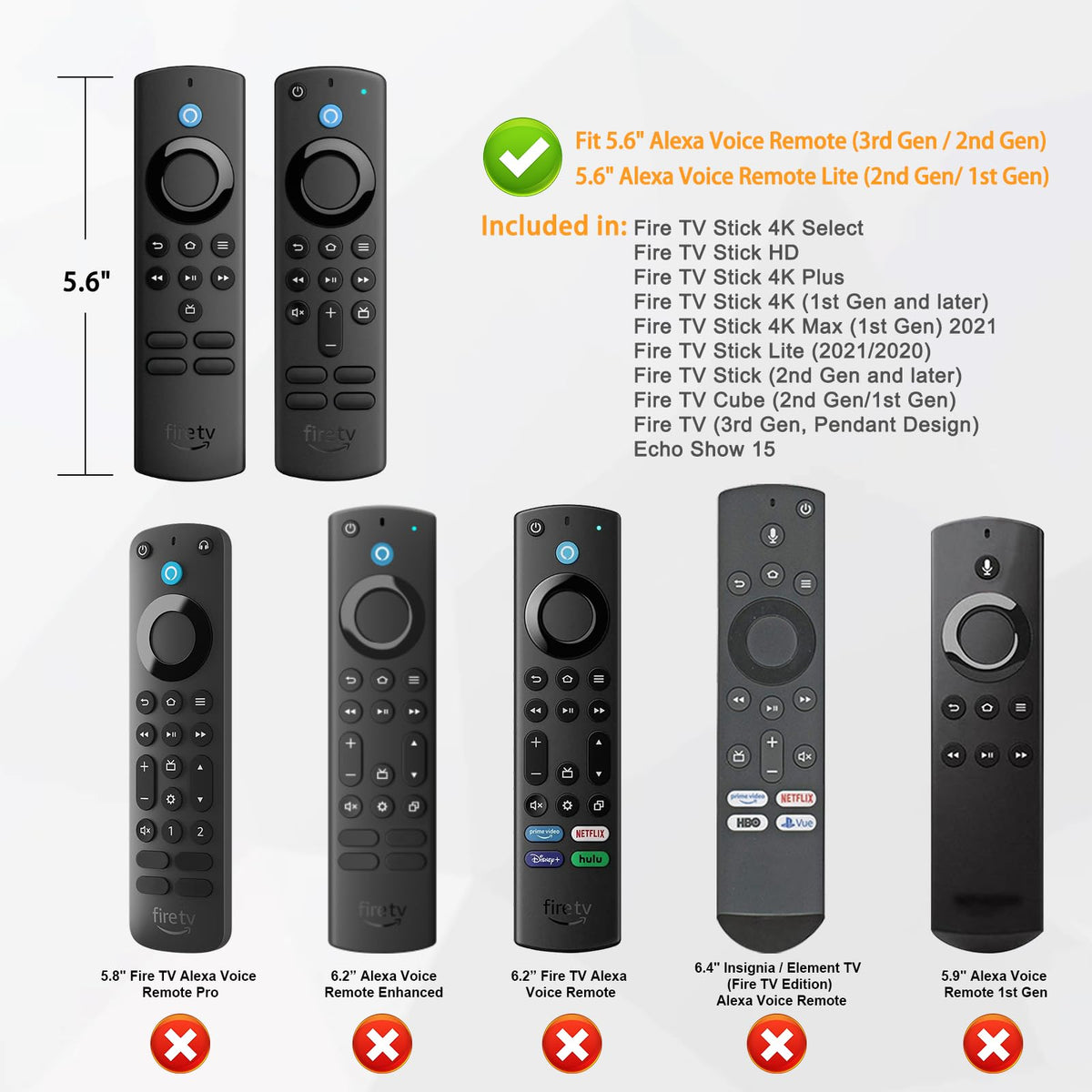 Silicone Case for Alexa Voice Remote X582730